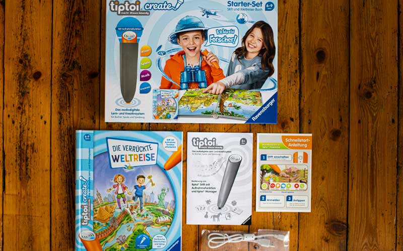 Tiptoi_Starterset_CREATE Tiptoi Starterset Rezension