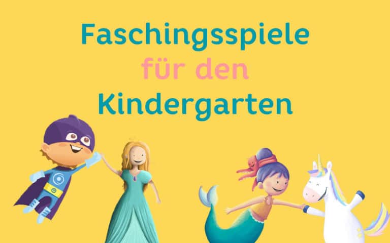 8 schöne Faschingsspiele für Kindergarten & Kita