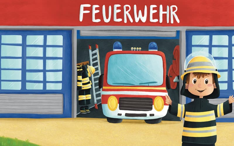 Feuerwehr Einladungen basteln