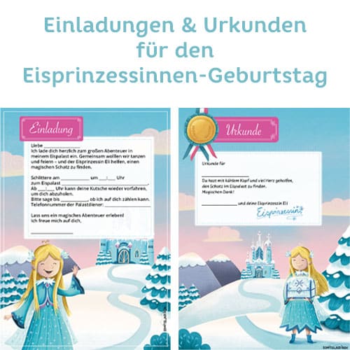 Einladung Eisprinzessin Geburtstag