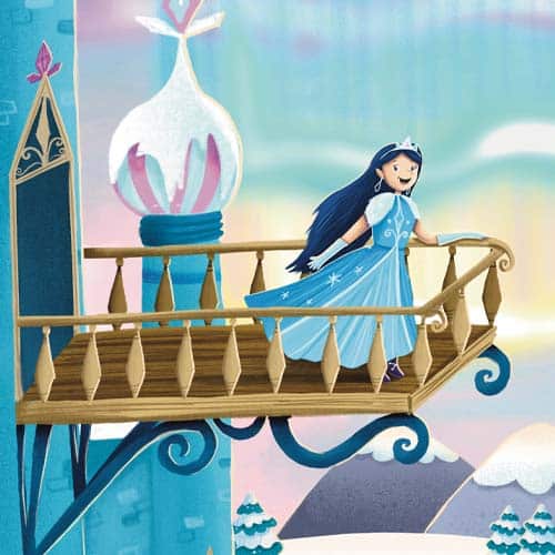 Eisprinzessin Schnitzeljagd: Fertige Vorlage für Kinder